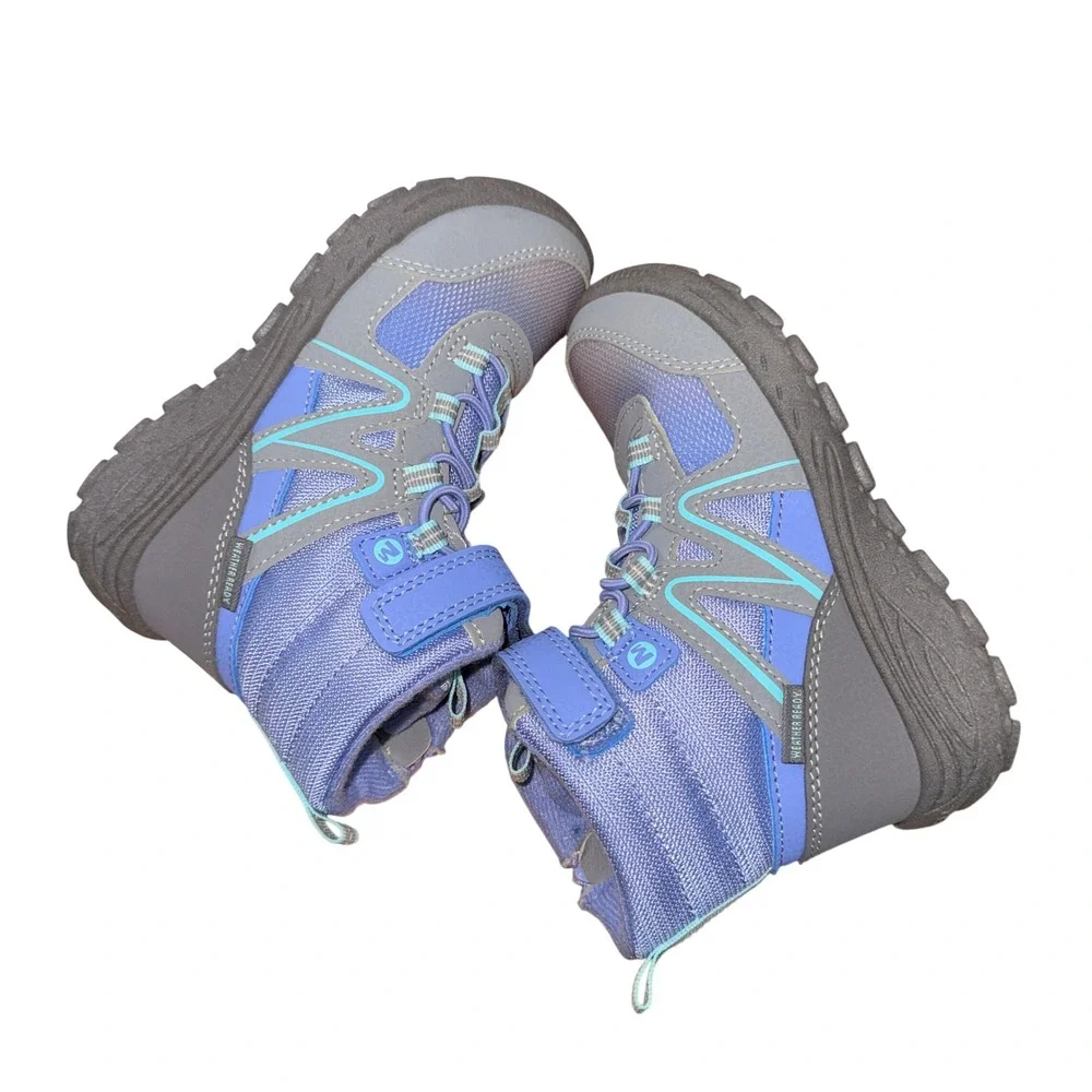 NEW Merrell Polar Trekker Big Kids 11M Winter Boots Purple Turquoise MK167859